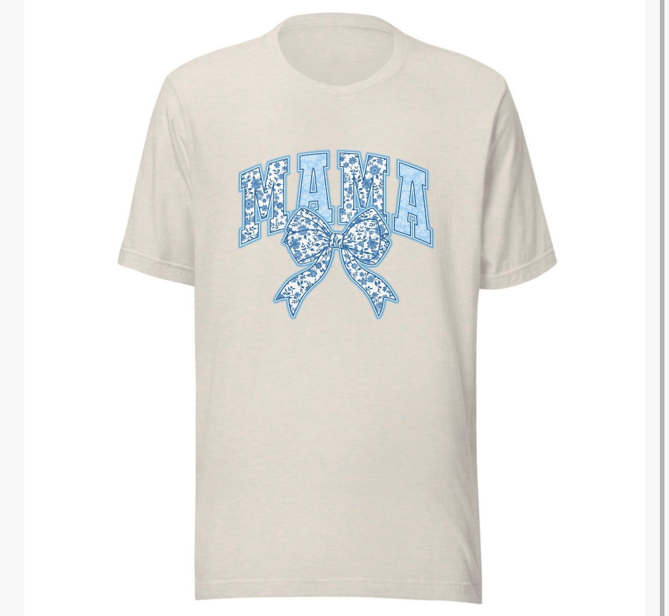 Blue Coquette Mama Tee