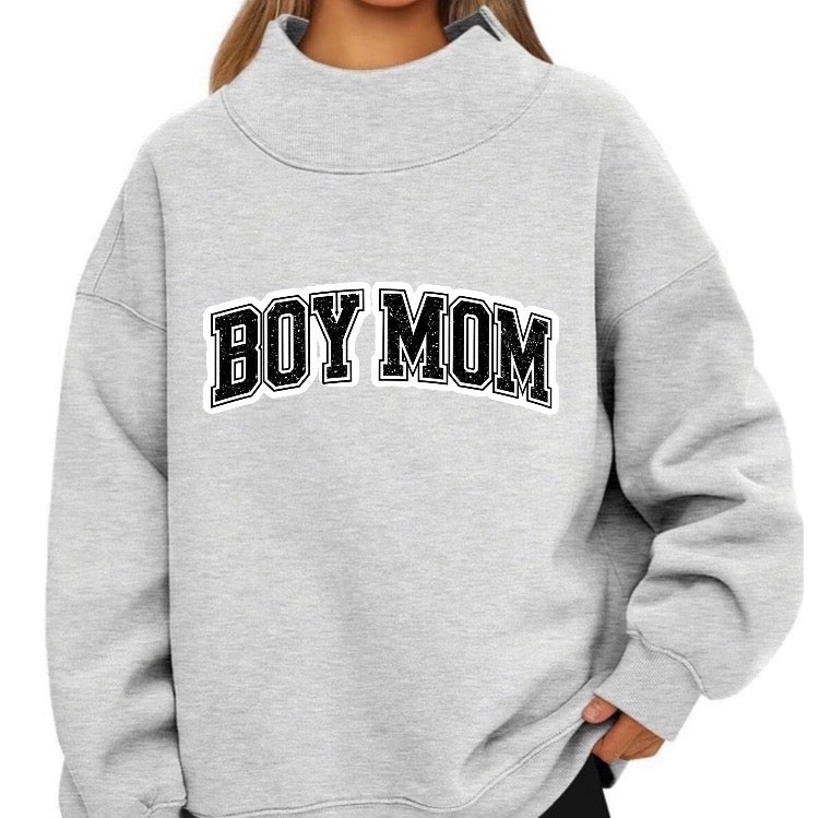 Simple boy mom mock