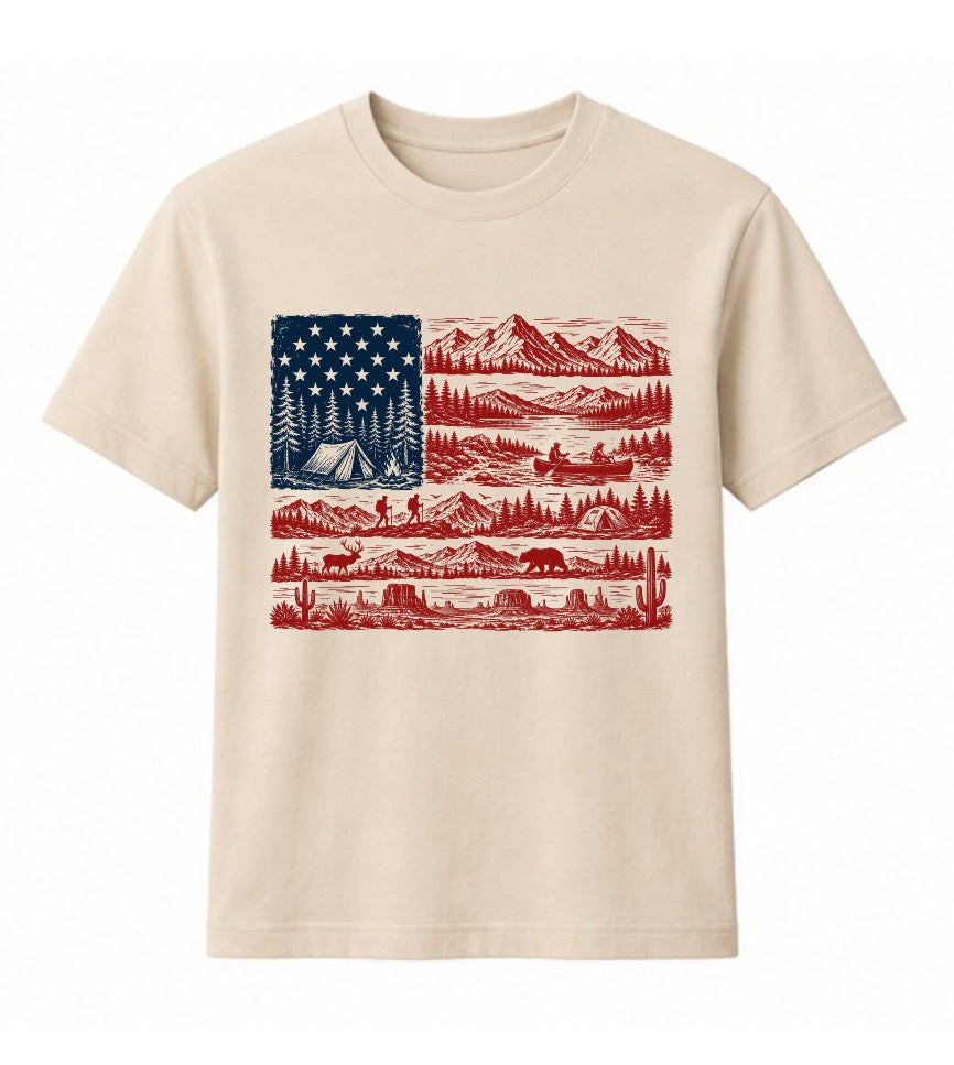 Camping Flag Tee