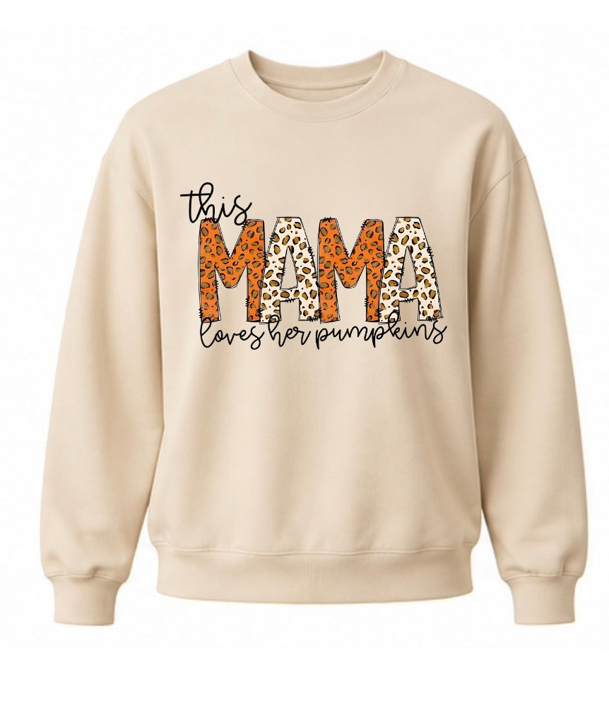 Mama Loves Her Pumpkins Crew