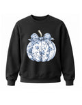Blue Vintage Pumpkin Crew